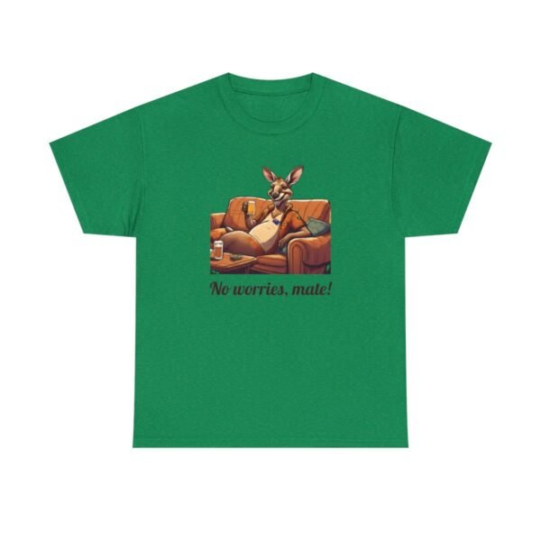 Australian 'No Worries Mate' Kangaroo Chill Zone Unisex T Shirt - Image 74