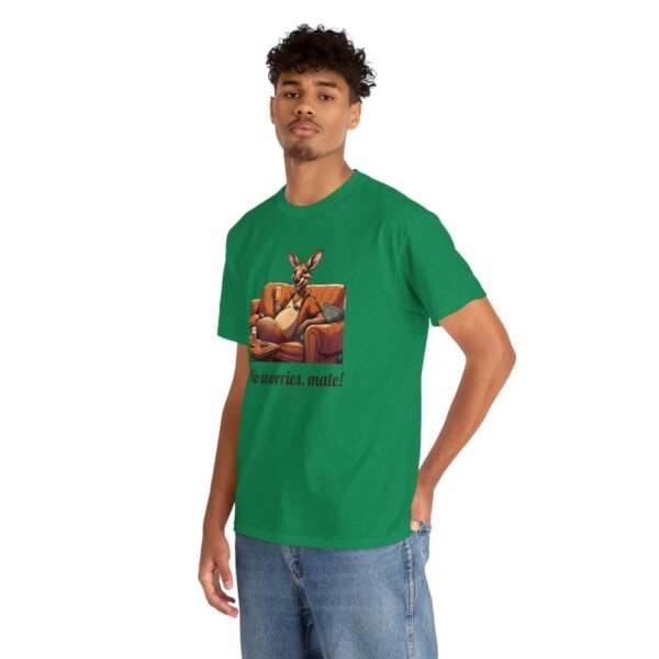 Australian 'No Worries Mate' Kangaroo Chill Zone Unisex T Shirt - Image 78