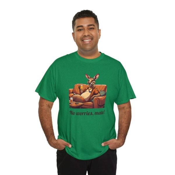 Australian 'No Worries Mate' Kangaroo Chill Zone Unisex T Shirt - Image 80