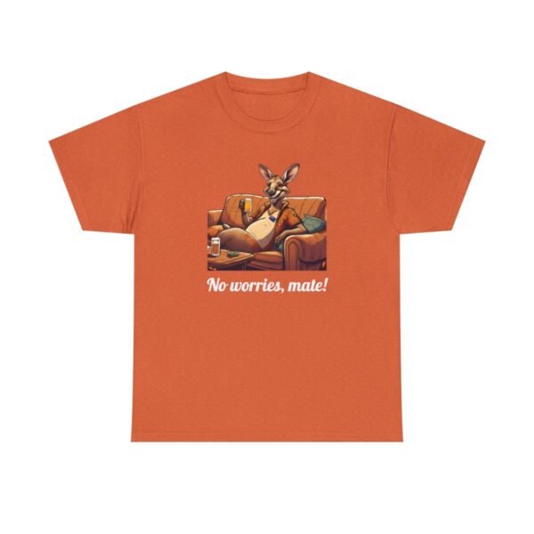 Australian 'No Worries Mate' Kangaroo Chill Zone Unisex T Shirt - Image 38