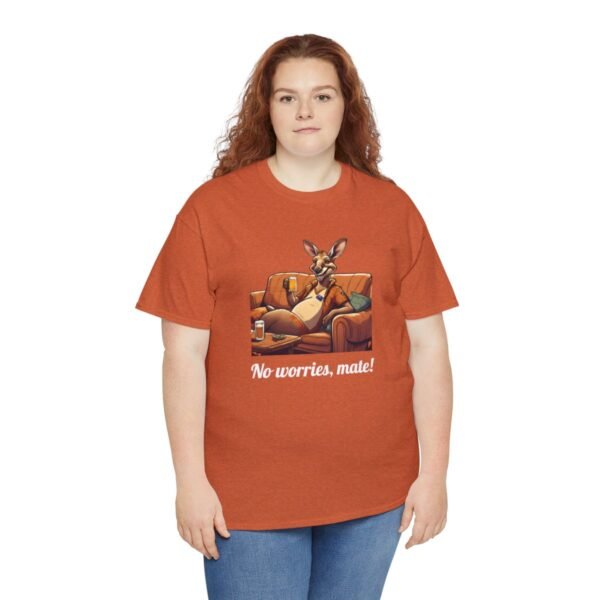 Australian 'No Worries Mate' Kangaroo Chill Zone Unisex T Shirt - Image 43