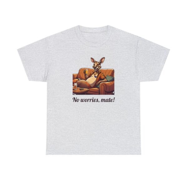 Australian 'No Worries Mate' Kangaroo Chill Zone Unisex T Shirt - Image 26