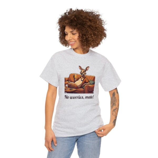 Australian 'No Worries Mate' Kangaroo Chill Zone Unisex T Shirt - Image 28