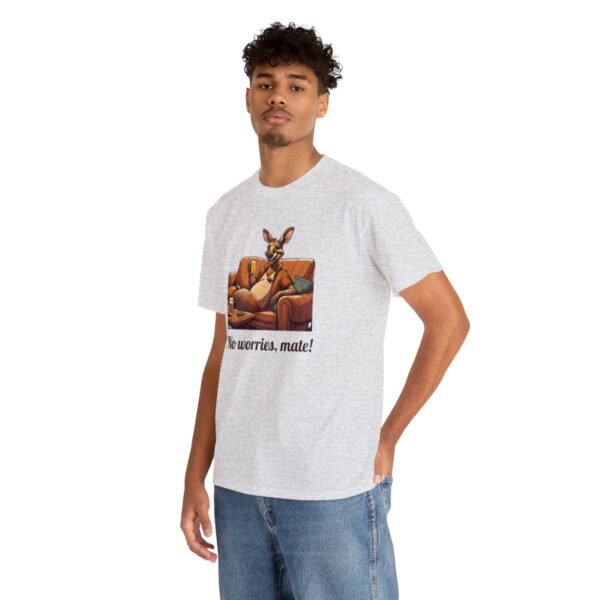 Australian 'No Worries Mate' Kangaroo Chill Zone Unisex T Shirt - Image 30