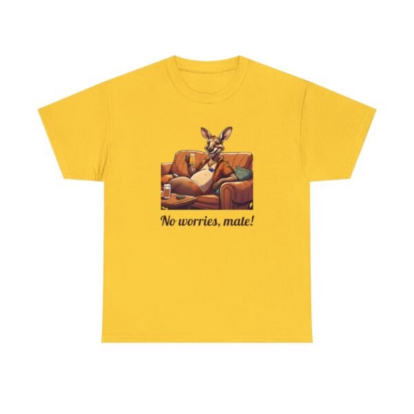 Australian 'No Worries Mate' Kangaroo Chill Zone Unisex T Shirt - Image 62