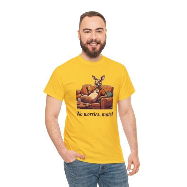 Australian 'No Worries Mate' Kangaroo Chill Zone Unisex T Shirt - Image 61
