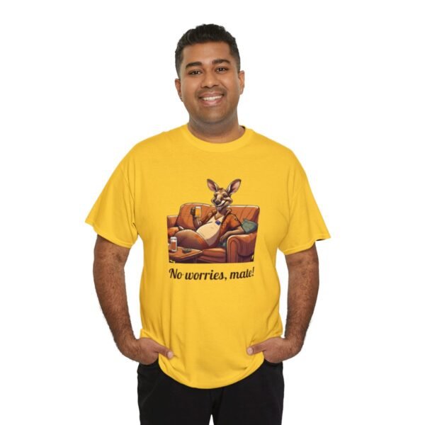 Australian 'No Worries Mate' Kangaroo Chill Zone Unisex T Shirt - Image 68