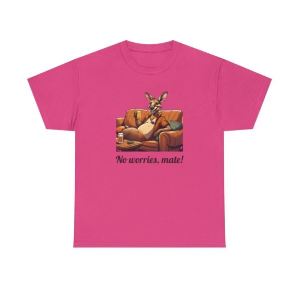 Australian 'No Worries Mate' Kangaroo Chill Zone Unisex T Shirt - Image 86