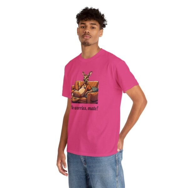 Australian 'No Worries Mate' Kangaroo Chill Zone Unisex T Shirt - Image 90