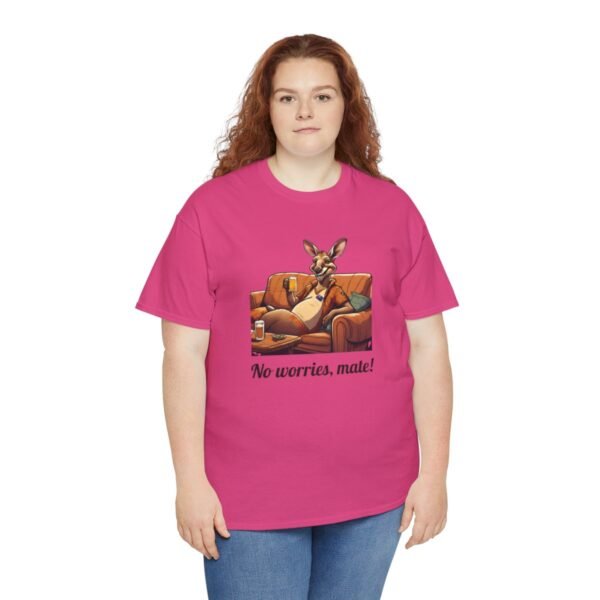 Australian 'No Worries Mate' Kangaroo Chill Zone Unisex T Shirt - Image 91