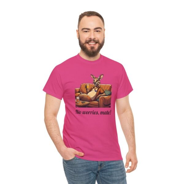 Australian 'No Worries Mate' Kangaroo Chill Zone Unisex T Shirt - Image 85