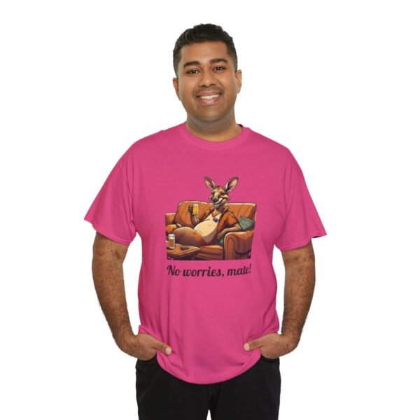 Australian 'No Worries Mate' Kangaroo Chill Zone Unisex T Shirt - Image 92