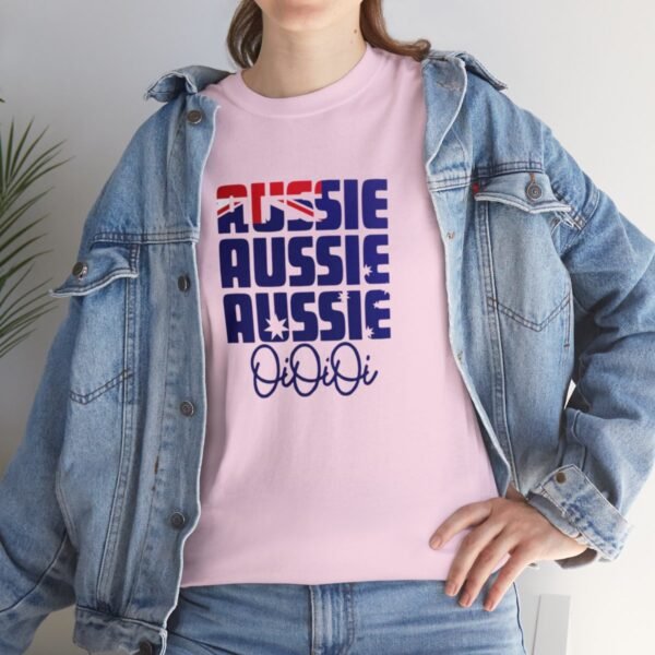 Australia Themed 'Aussie Aussie Aussie Oi Oi Oi' Unisex T Shirt - Image 45