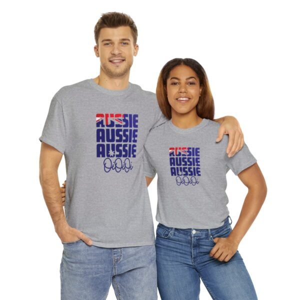 Australia Themed 'Aussie Aussie Aussie Oi Oi Oi' Unisex T Shirt - Image 22