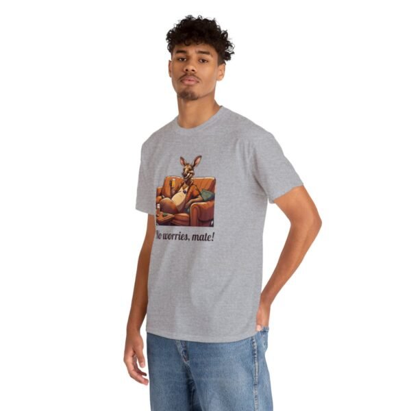 Australian 'No Worries Mate' Kangaroo Chill Zone Unisex T Shirt - Image 54