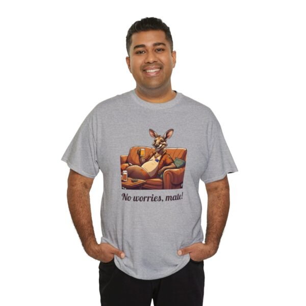 Australian 'No Worries Mate' Kangaroo Chill Zone Unisex T Shirt - Image 56