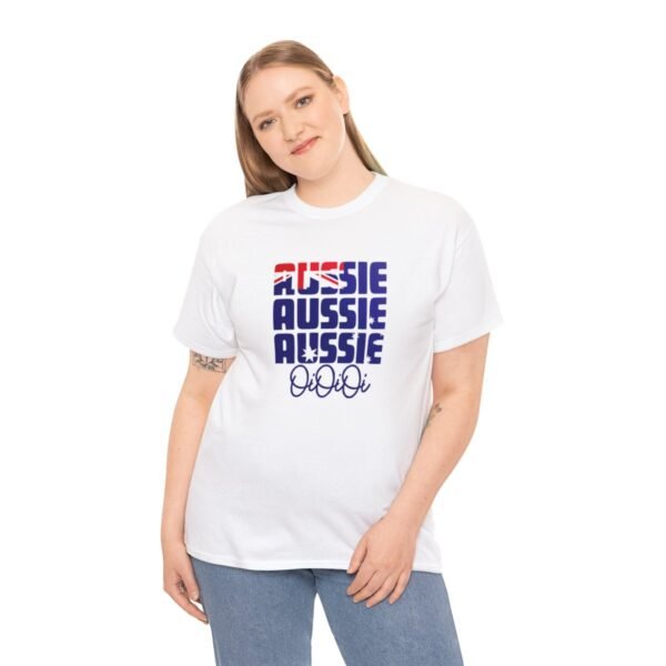 Australia Themed 'Aussie Aussie Aussie Oi Oi Oi' Unisex T Shirt - Image 5