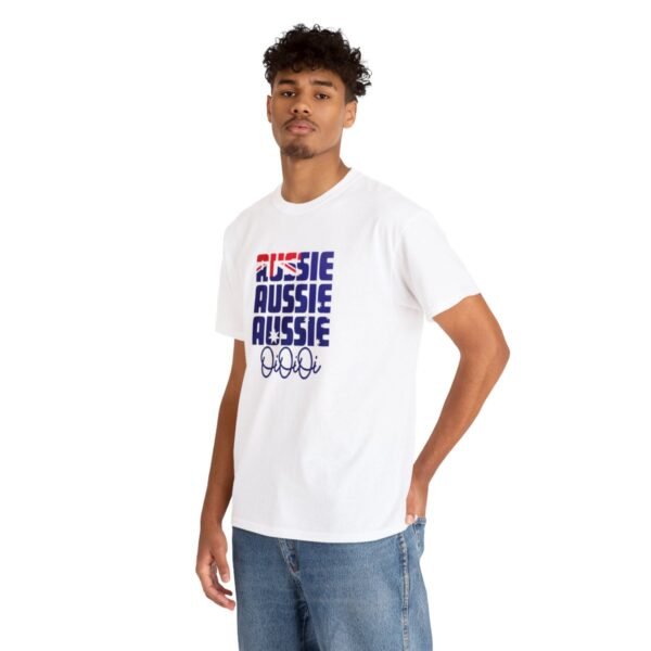 Australia Themed 'Aussie Aussie Aussie Oi Oi Oi' Unisex T Shirt - Image 6