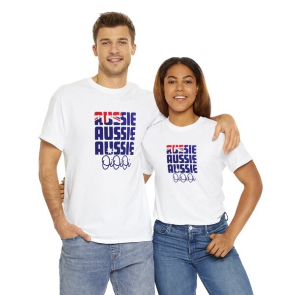 Australia Themed 'Aussie Aussie Aussie Oi Oi Oi' Unisex T Shirt - Image 10