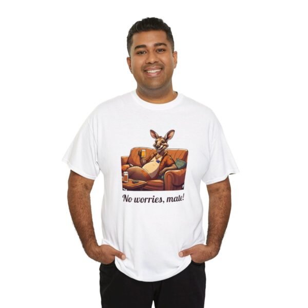 Australian 'No Worries Mate' Kangaroo Chill Zone Unisex T Shirt - Image 20
