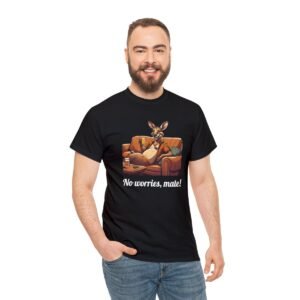 Australian 'No Worries Mate' Kangaroo Chill Zone Unisex T Shirt