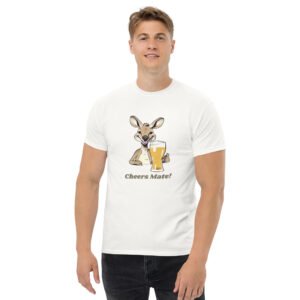Australian Kangaroo 'Cheers Mate' Unisex T Shirt