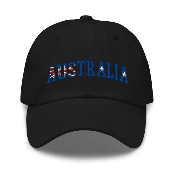 AUSTRALIA Flag Embroidered Dad Hat | Baseball Cap | Adjustable Cotton Cap - Image 4