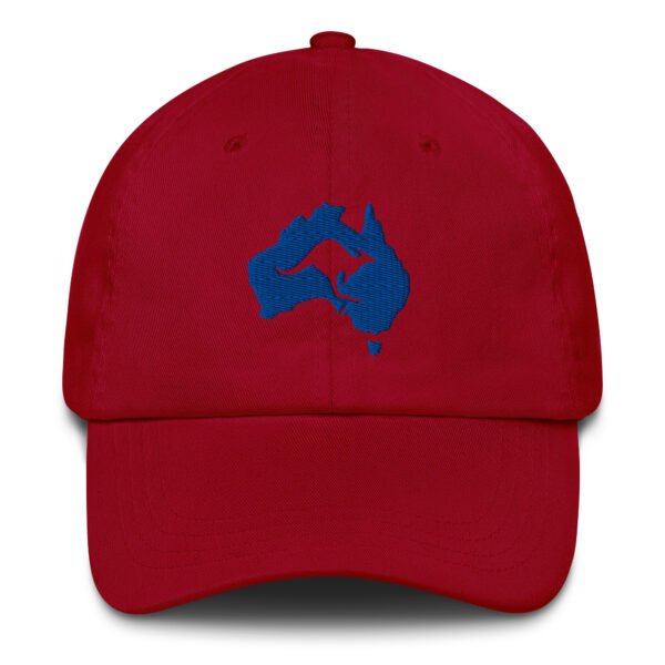 Australia Map & Kangaroo Embroidered Dad Hat – Aussie Pride Baseball Cap - Image 5