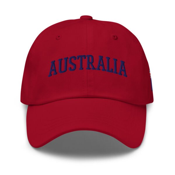 Australia Embroidered Dad Hat – Classic Baseball Cap with Australian Flag - Image 3