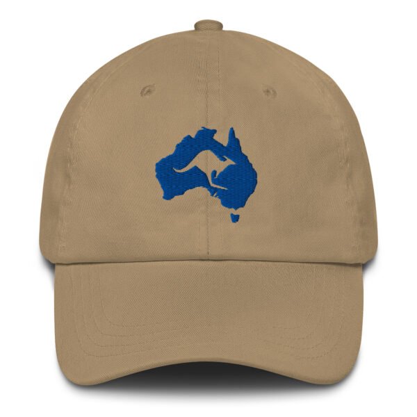 Australia Map & Kangaroo Embroidered Dad Hat – Aussie Pride Baseball Cap - Image 3