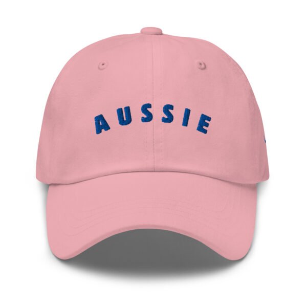 Aussie Embroidered Dad Hat – Classic White Baseball Cap with Australian Kangaroo Design - Image 6