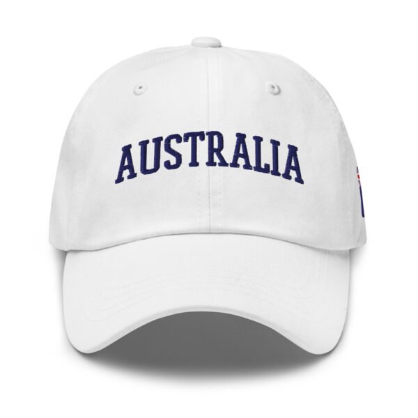 Australia Embroidered Dad Hat – Classic Baseball Cap with Australian Flag - Image 2