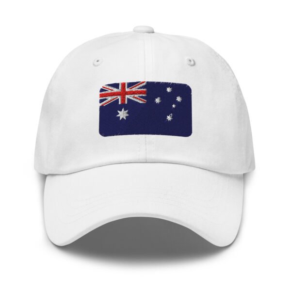 Australian Flag Embroidered Baseball Cap | Unisex Adjustable Dad Hat | Aussie Pride Gift - Image 6