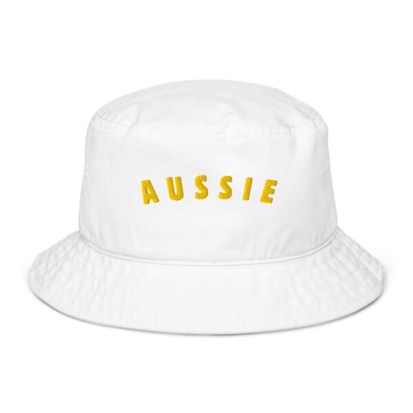 Aussie Bucket Hat – Embroidered Cotton Hat - Image 3
