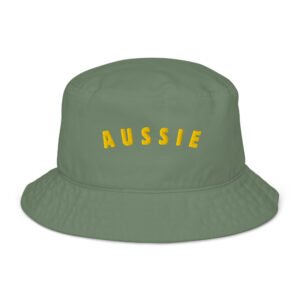 Aussie Bucket Hat – Embroidered Cotton Hat