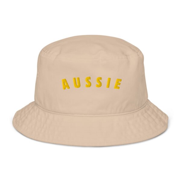 Aussie Bucket Hat – Embroidered Cotton Hat - Image 4