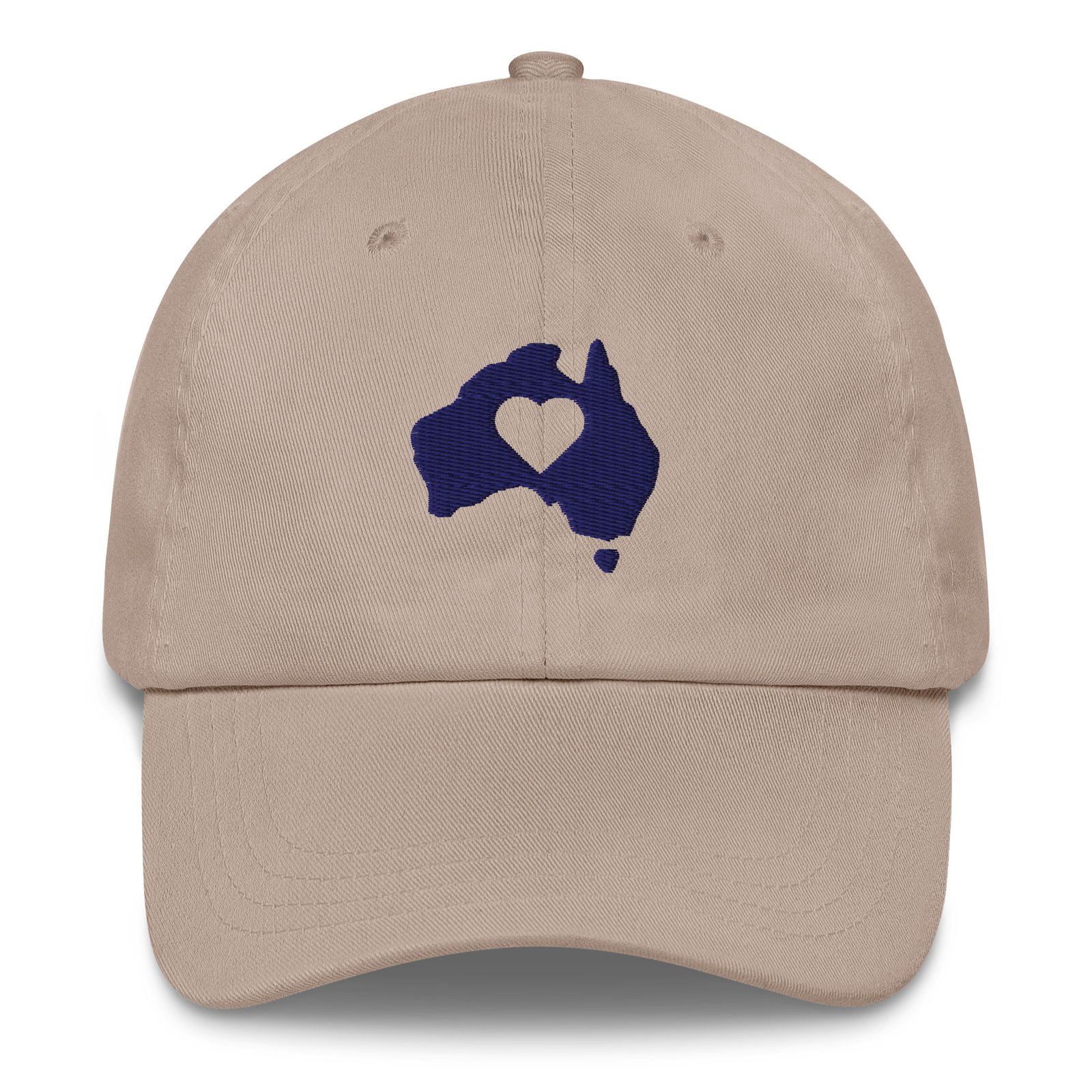 Australia Love Hat | Aussie Map Baseball Cap with Heart - Image 3
