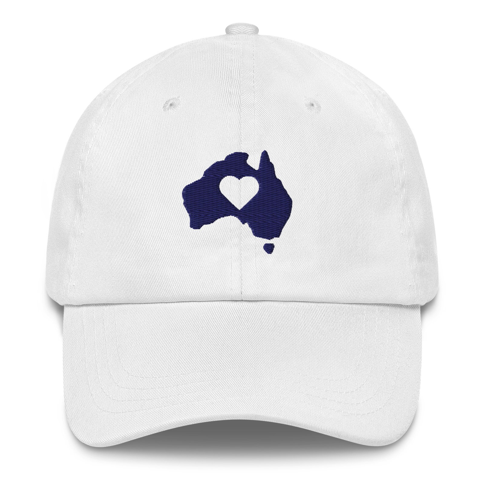 Australia Love Hat | Aussie Map Baseball Cap with Heart - Image 5