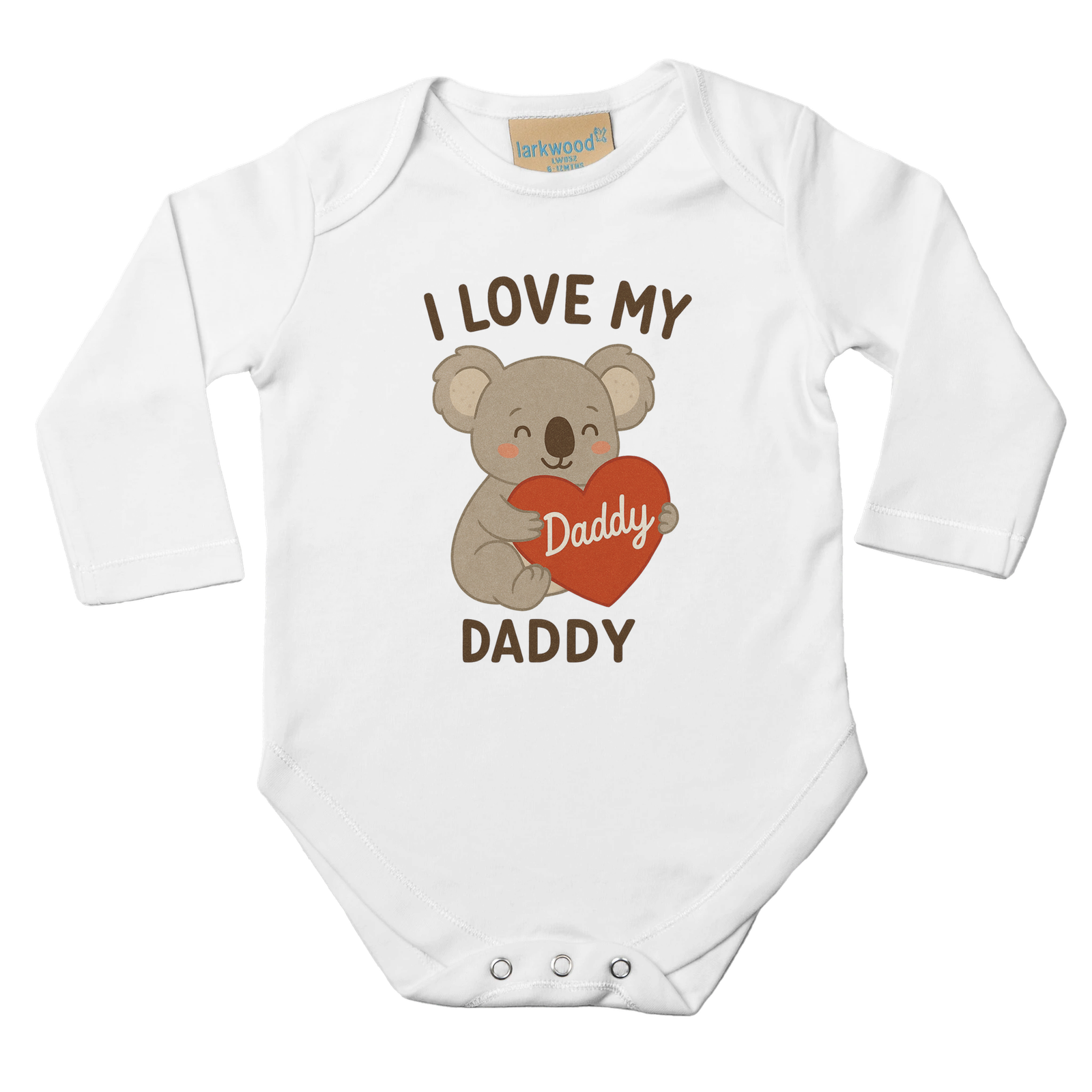 I Love My Daddy Koala Onesie | Cute Toddler Bodysuit | Perfect Baby Gift for Australian Dads