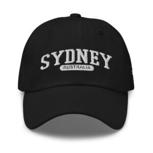 Sydney Australia Embroidered Baseball Cap | Adjustable Unisex Dad Hat