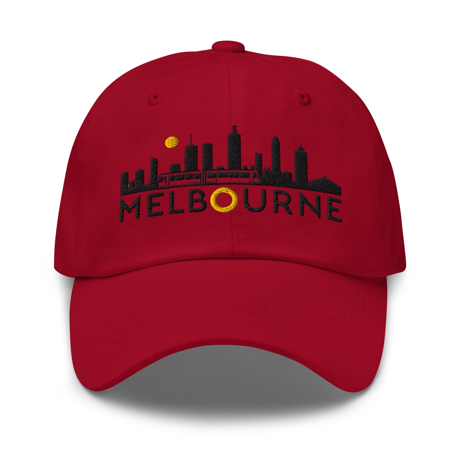 Melbourne Embroidered Hat – Aussie City Cap, Tram & Skyline Dad Hat, Australia Travel Gift - Image 6