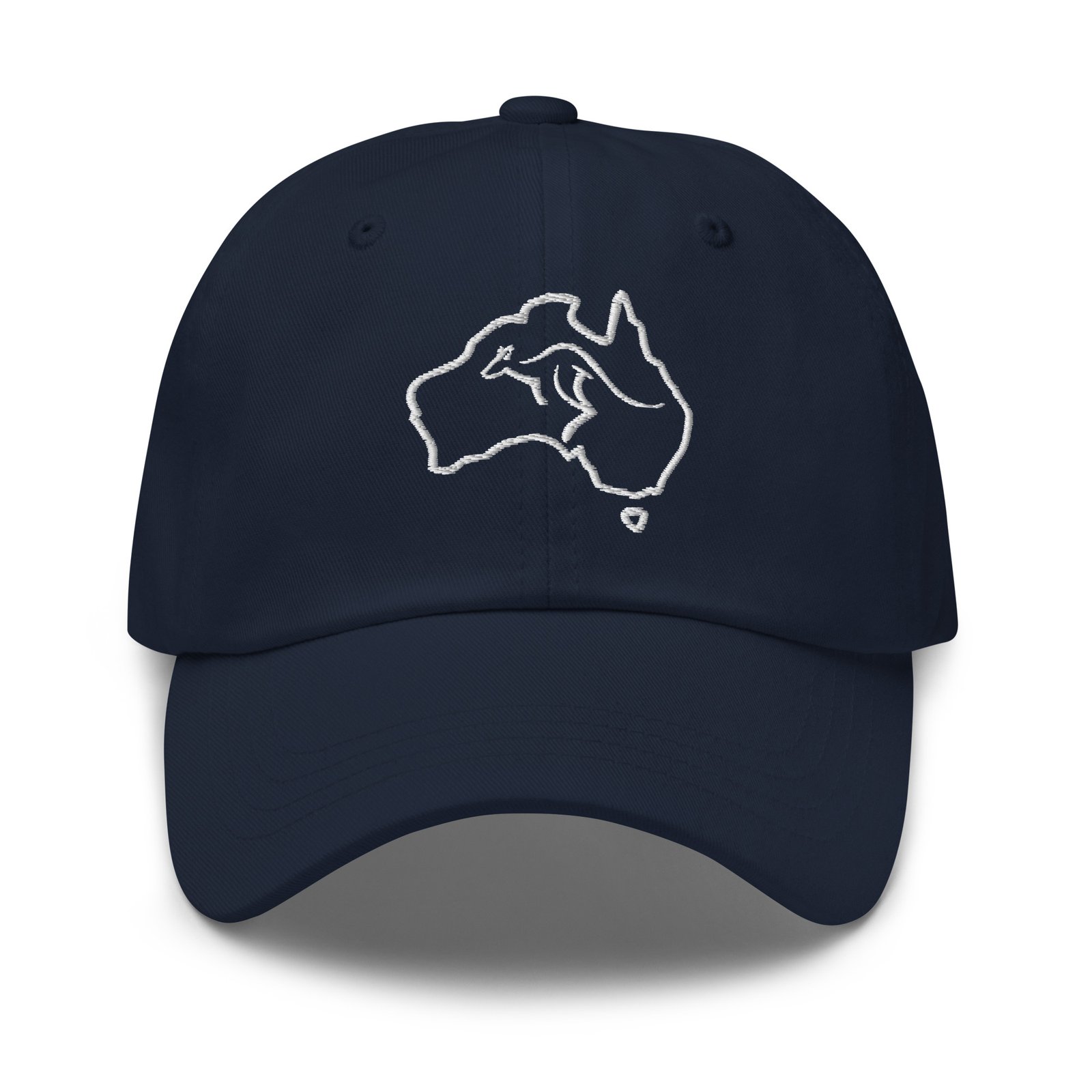 Australia Map Kangaroo Embroidered Dad Hat – Aussie Pride Baseball Cap - Image 3