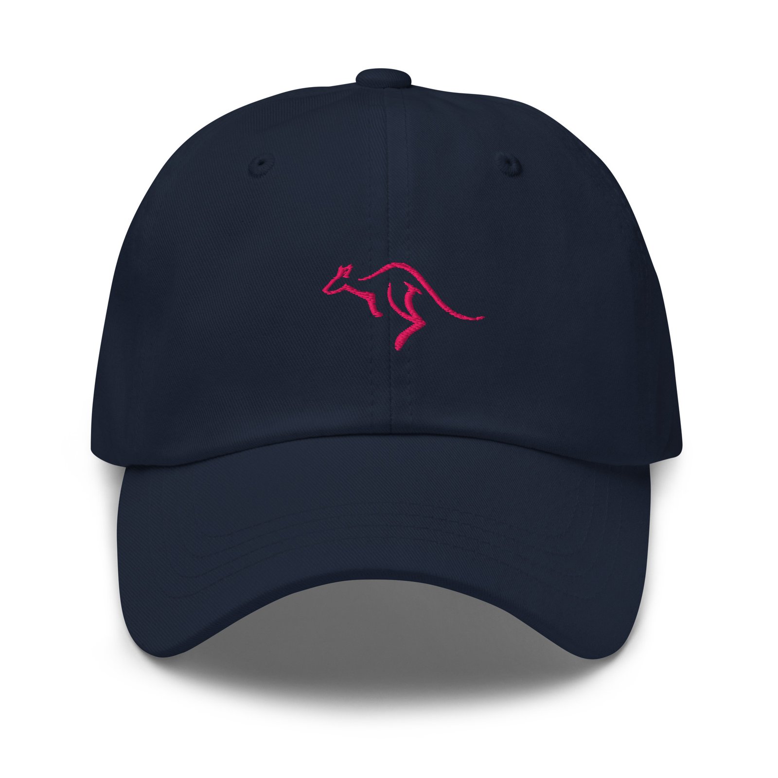 Pink Kangaroo Embroidered Cap: Australia Souvenir Baseball Hat - Image 4