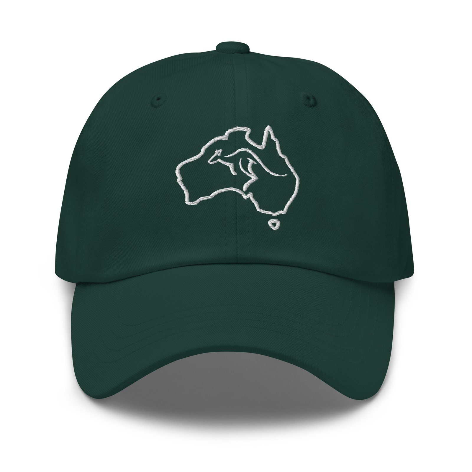 Australia Map Kangaroo Embroidered Dad Hat – Aussie Pride Baseball Cap