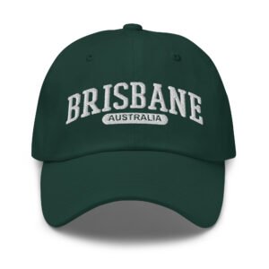 Brisbane Australia Hat | Embroidered Dad Cap | Unisex Adjustable Baseball Cap | Stylish Aussie Souvenir Gift