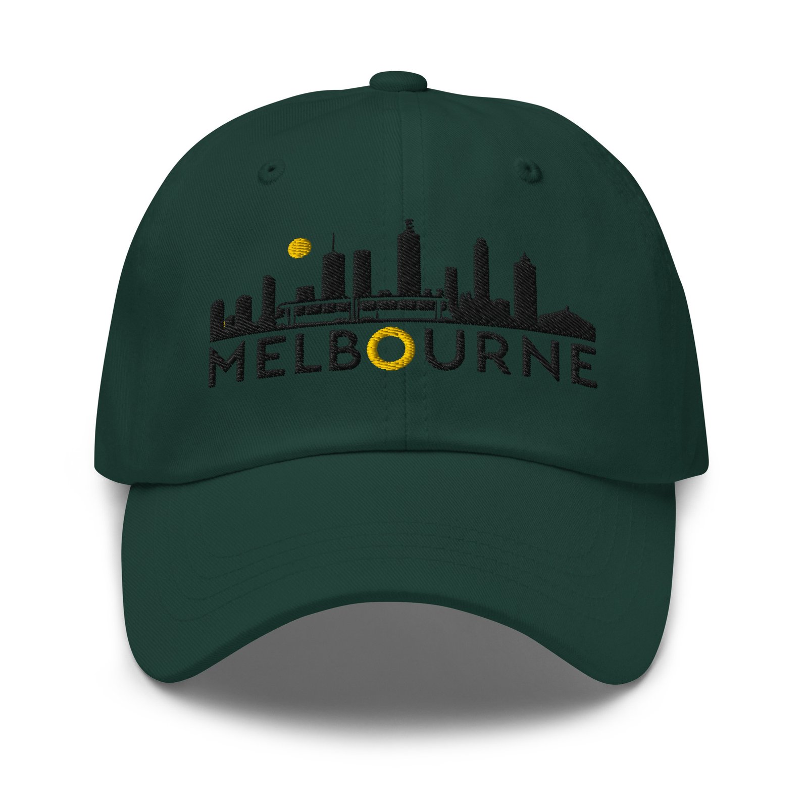 Melbourne Embroidered Hat – Aussie City Cap, Tram & Skyline Dad Hat, Australia Travel Gift - Image 3