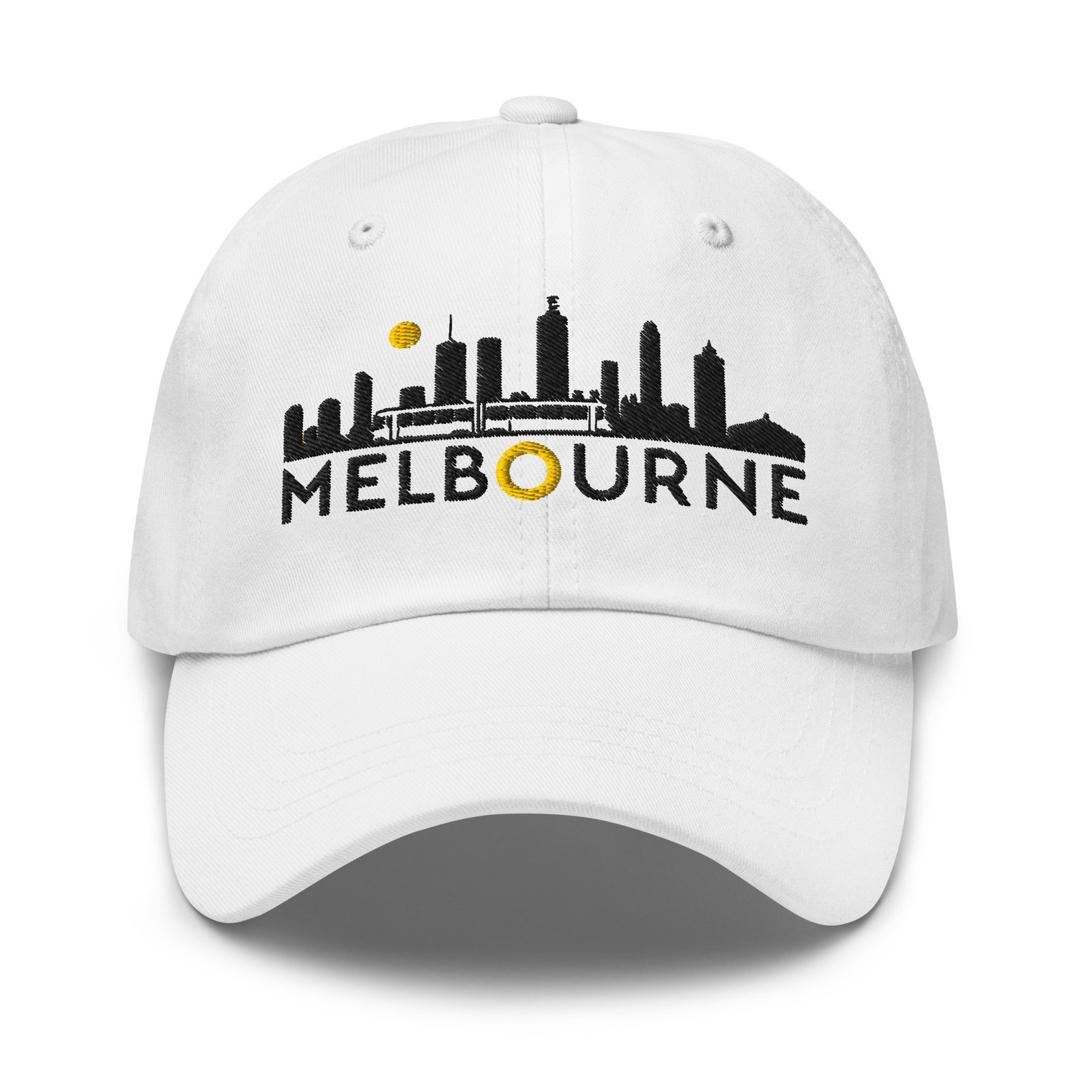 Melbourne Embroidered Hat – Aussie City Cap, Tram & Skyline Dad Hat, Australia Travel Gift - Image 5