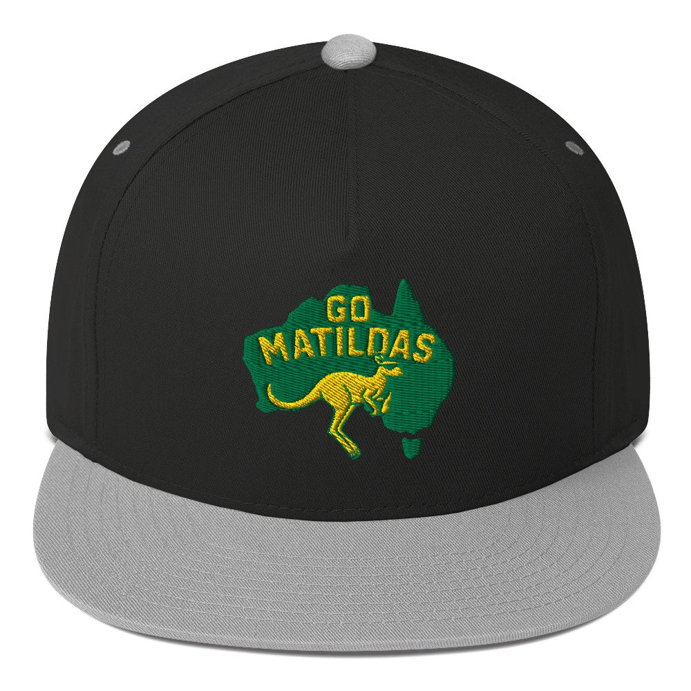Go Matildas Embroidered Snapback Hat: Aussie Soccer Fan Gift - Image 2