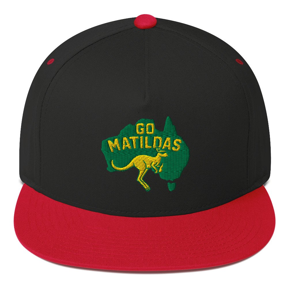 Go Matildas Embroidered Snapback Hat: Aussie Soccer Fan Gift - Image 3