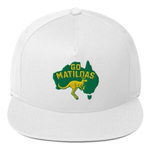 Go Matildas Embroidered Snapback Hat: Aussie Soccer Fan Gift